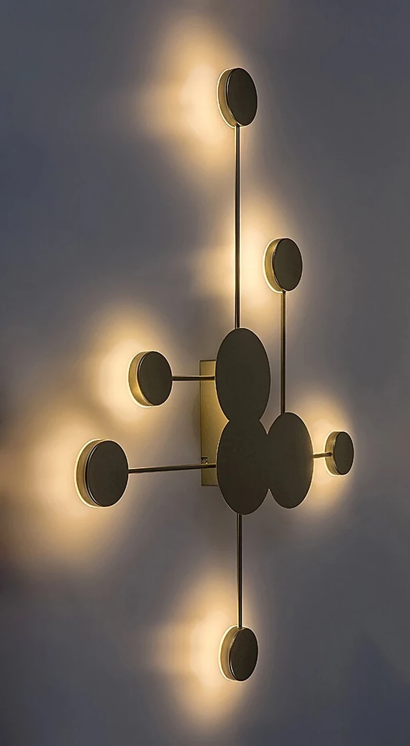 Amadeo – LED плафон в шампанско злато с бял абажур, 960×745мм, 21W, 3000K