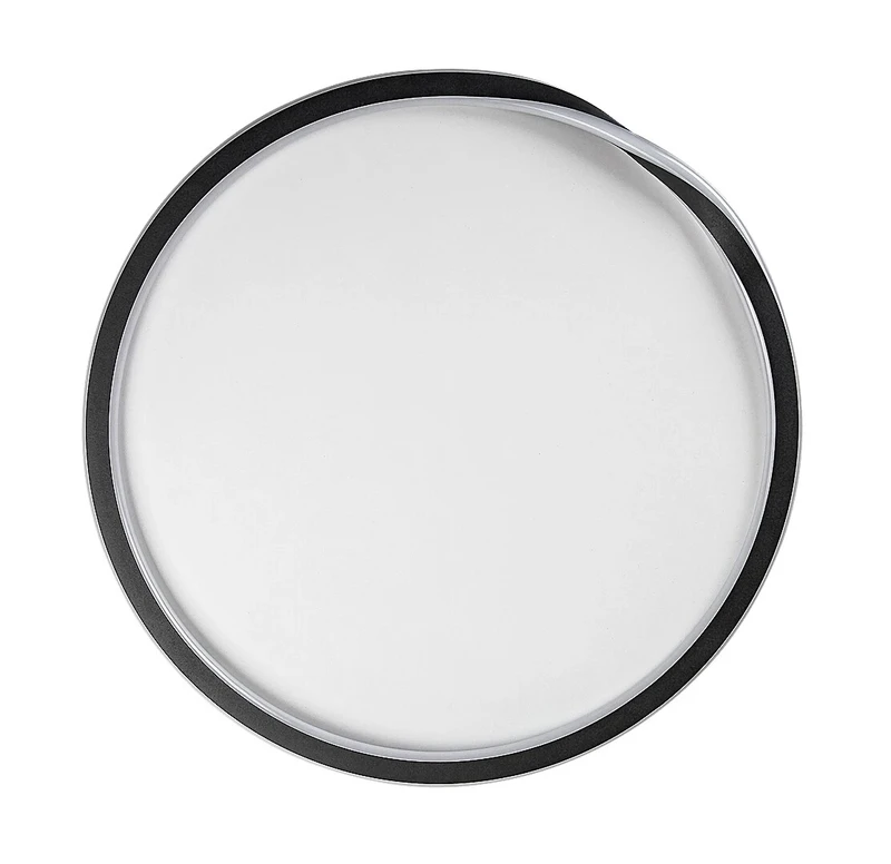 Mathiola – LED плафон в черно/бяло, Ø560мм, 40W, 4000K