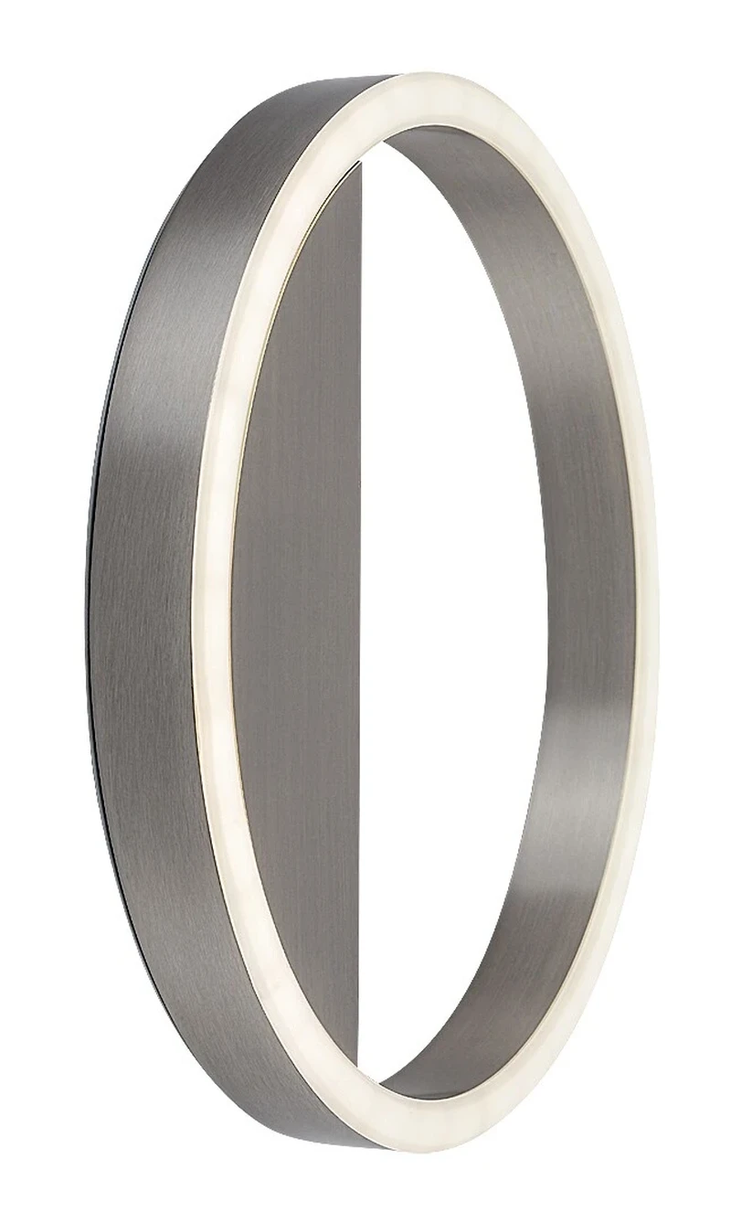 Wall Lights Thrac – LED wall light in aluminium with white silicone shade, Ø250mm, 15W, 4000K