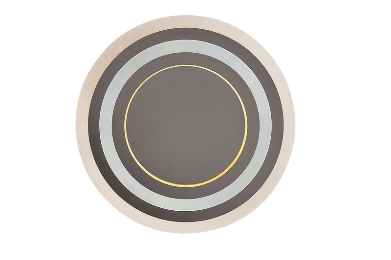 Taneli2 – LED ceiling light in chrome with white acrylic, Ø450mm, 56W, 3000-6000K, dimmable