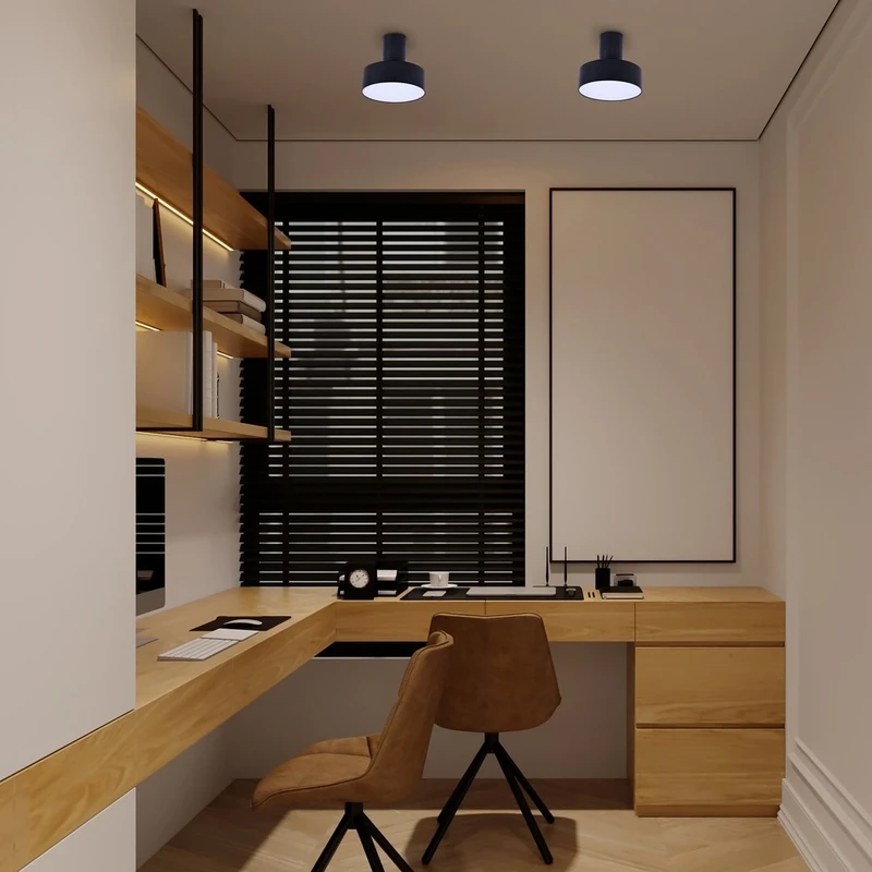 Ovidia – LED плафон за вграждане/монтаж в черно/бяло, Ø140мм, 16W, 3000K