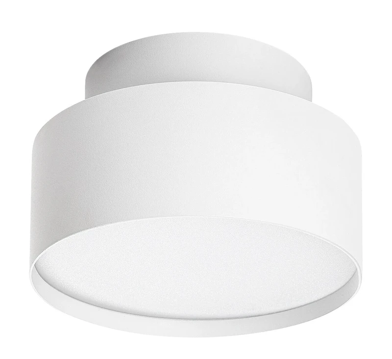 Ovidia – LED плафон за вграждане/монтаж в бяло, Ø140мм, 24W, 3000K