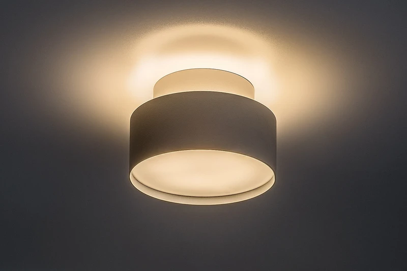 Ovidia – LED плафон за вграждане/монтаж в бяло, Ø140мм, 24W, 3000K