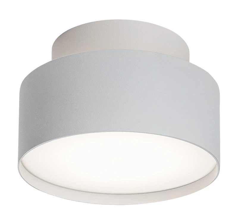 LED плафони Ovidia – LED плафон за вграждане/монтаж в бяло, Ø140мм, 24W, 3000K