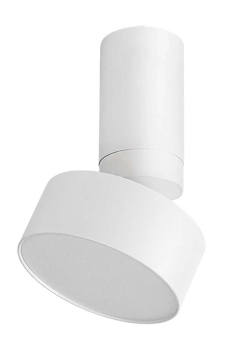 Ovidia – LED плафон за вграждане в бяло, Ø110мм, 10W, 3000K