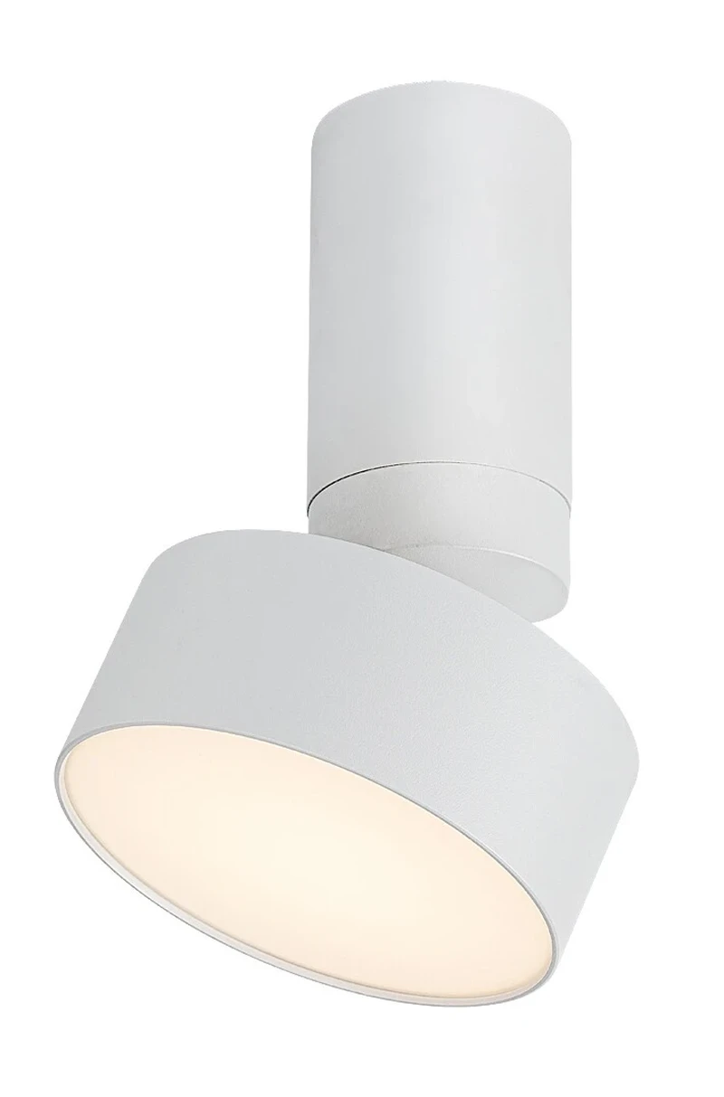LED плафони Ovidia – LED плафон за вграждане в бяло, Ø110мм, 10W, 3000K
