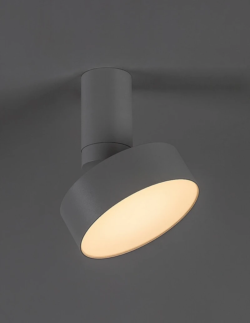 Ovidia – LED плафон за вграждане/монтаж в бяло, Ø140мм, 16W, 3000K