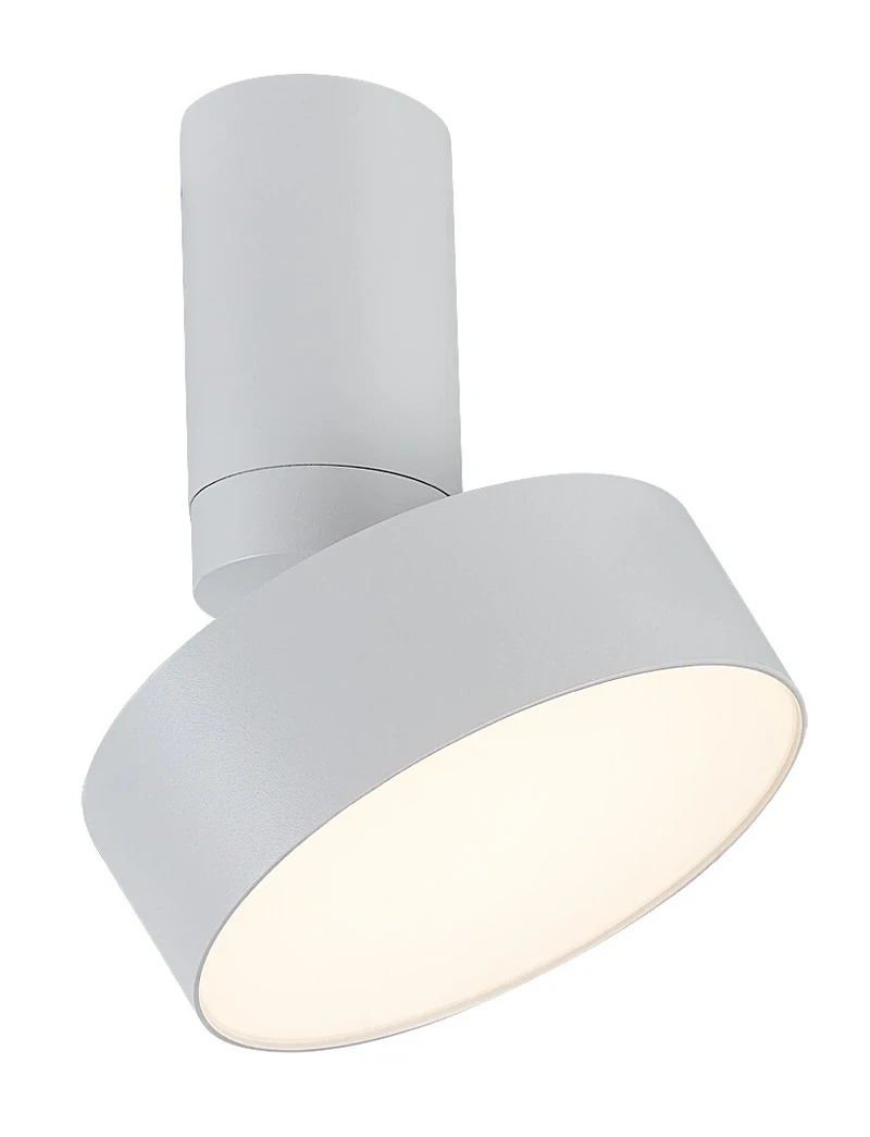 LED плафони Ovidia – LED плафон за вграждане/монтаж в бяло, Ø140мм, 16W, 3000K