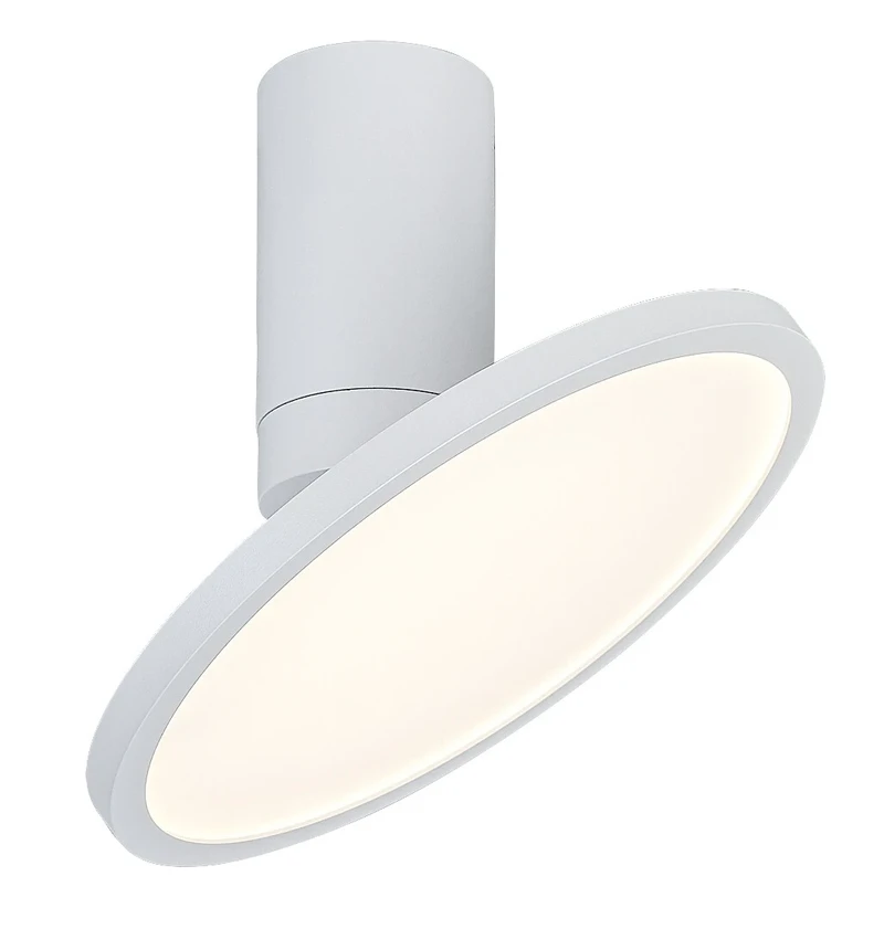 LED пендели и полилеи Ovidia – LED пендел в бяло, Ø200мм, 20W, 3000K