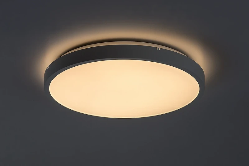 Alenzo – LED panel in white, Ø355mm, 24W, 3000-6000K, IP44