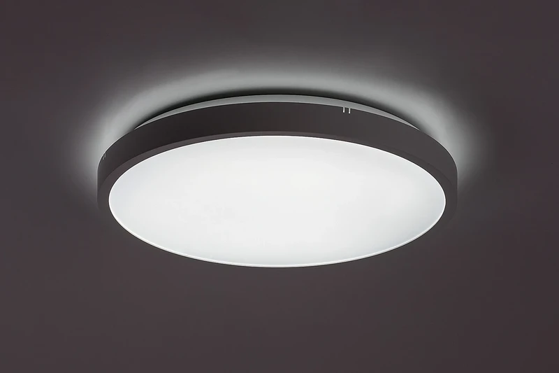 Alenzo – LED panel in white, Ø355mm, 24W, 3000-6000K, IP44