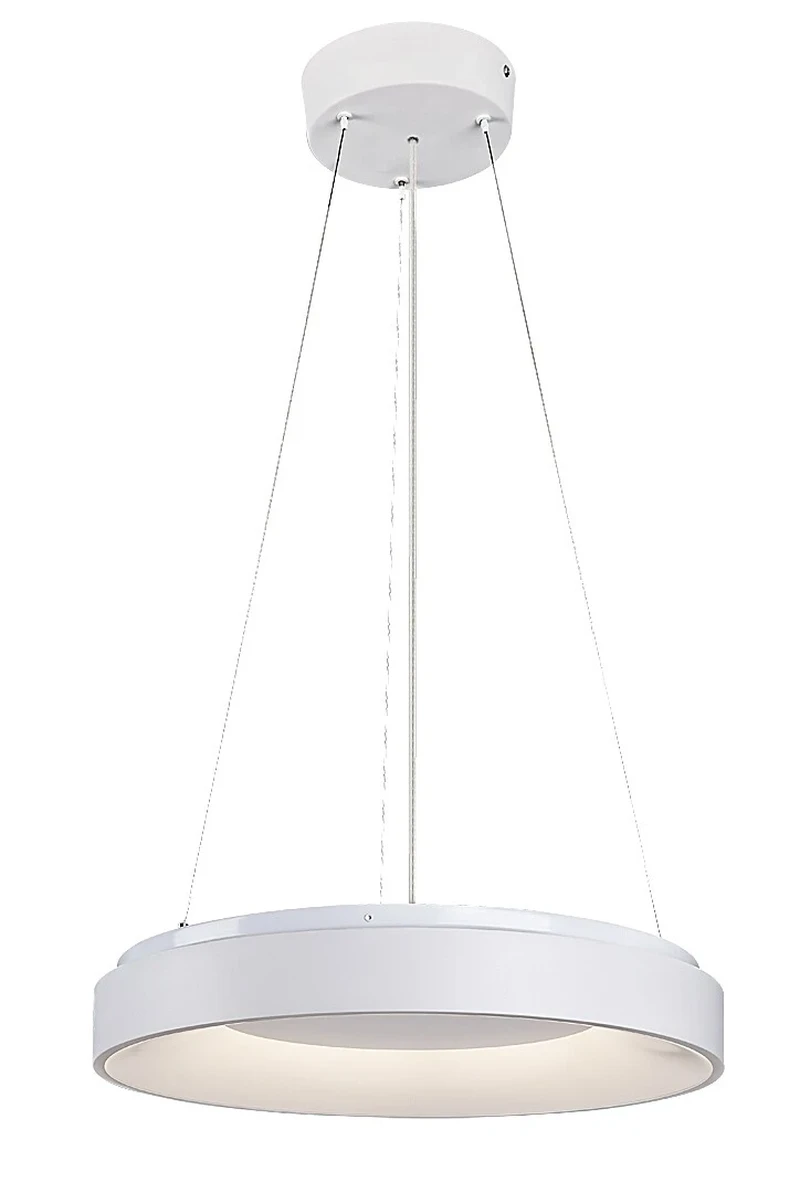 Ceilo – LED pendant in white with remote, Ø480mm, 38W, 3000-6500K