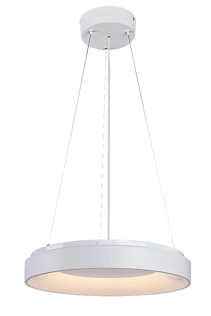 Ceilo – LED pendant in white with remote, Ø480mm, 38W, 3000-6500K