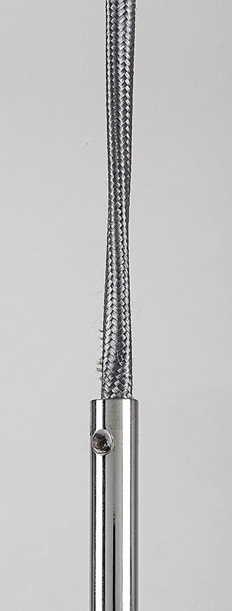Kalevi – modern pendant in chrome with clear glass, Ø80mm, 1×GU10