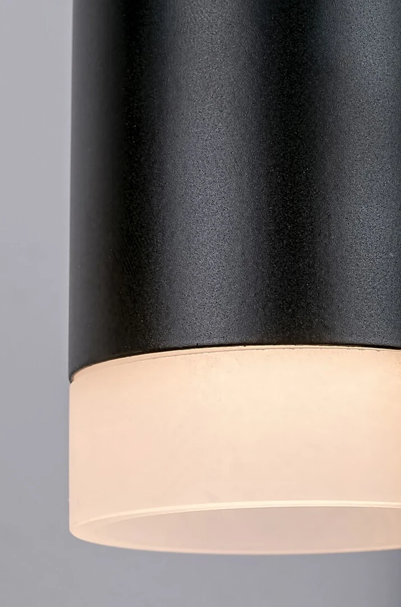 Toras – LED спот пендел в дъб и черен метал, 600мм, 4×GU10, IP20