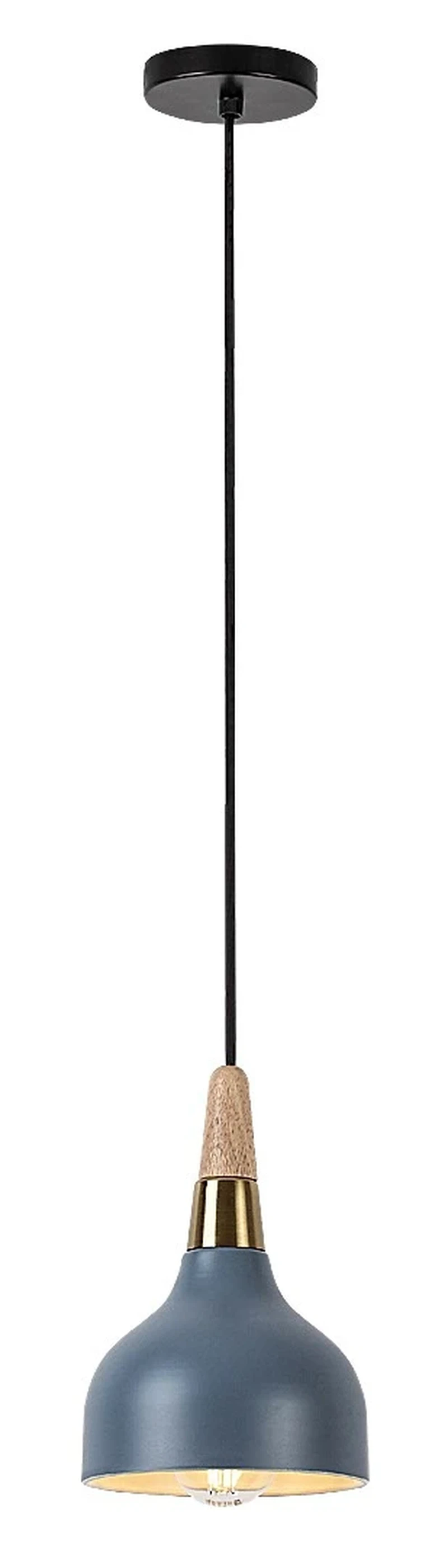 Pendant Lights Drusilla – Scandinavian pendant in grey, Ø150mm, 1×E27