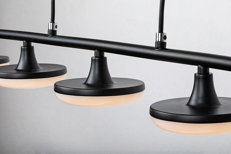 Madi – LED pendant in black matt with white ceiling lights, 920mm, 20W, 3000K