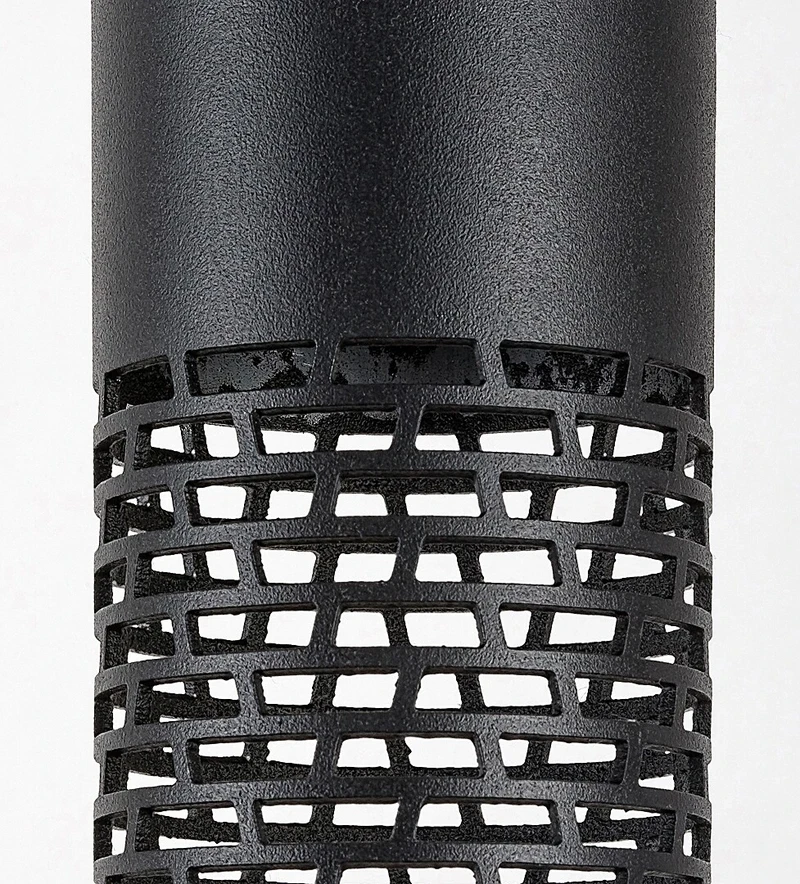 Nasis – modern pendant in black aluminium, Ø60mm, 1×GU10, IP20