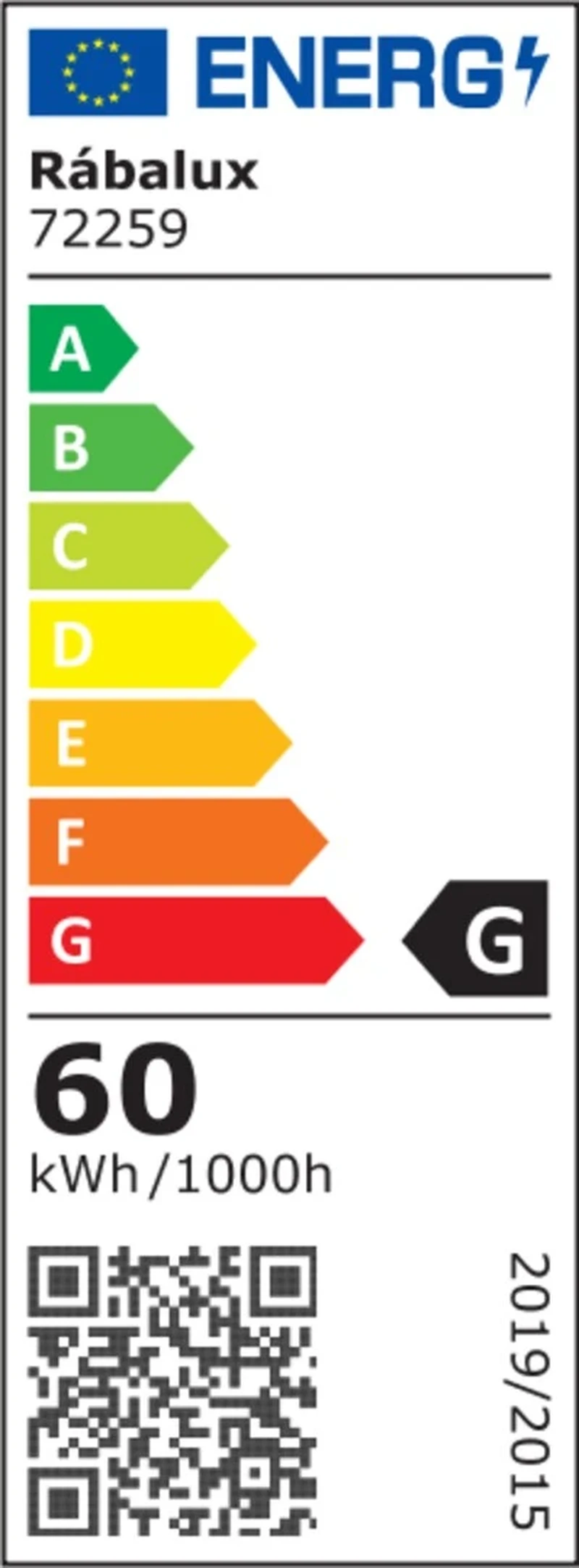 Grete – LED пендел с два ринга в черно/бяло, Ø600мм, 60W, 3000K