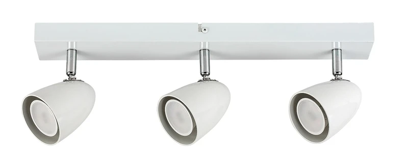 Perico – LED плафон 3×GU10 в бяло, 430мм, IP20
