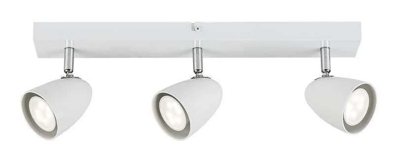 Perico – LED плафон 3×GU10 в бяло, 430мм, IP20