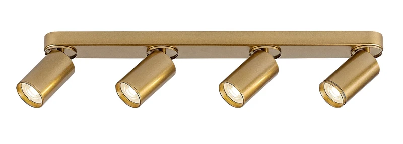 LED плафони Mirina – LED спот плафон в златисто, 4×GU10, 580мм, IP20