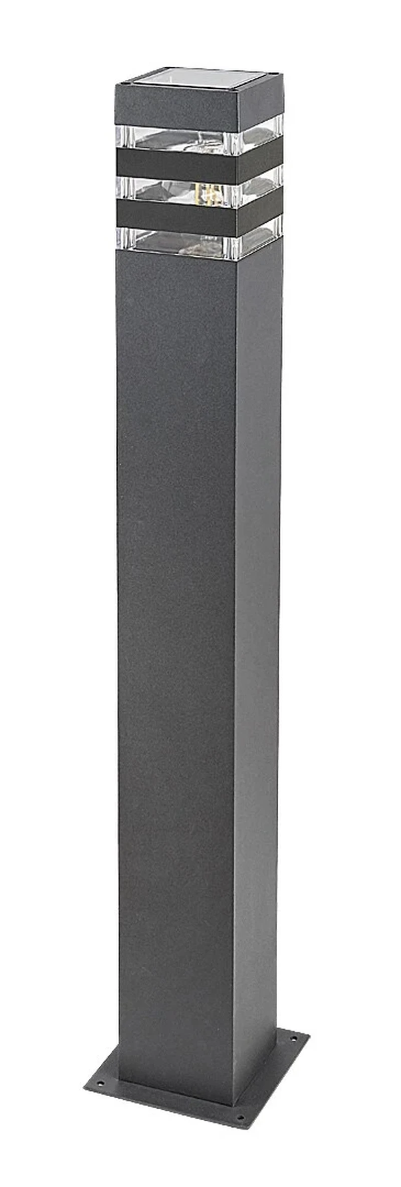 Ankara – modern garden lamp in anthracite, 740mm, 1×E27, IP44