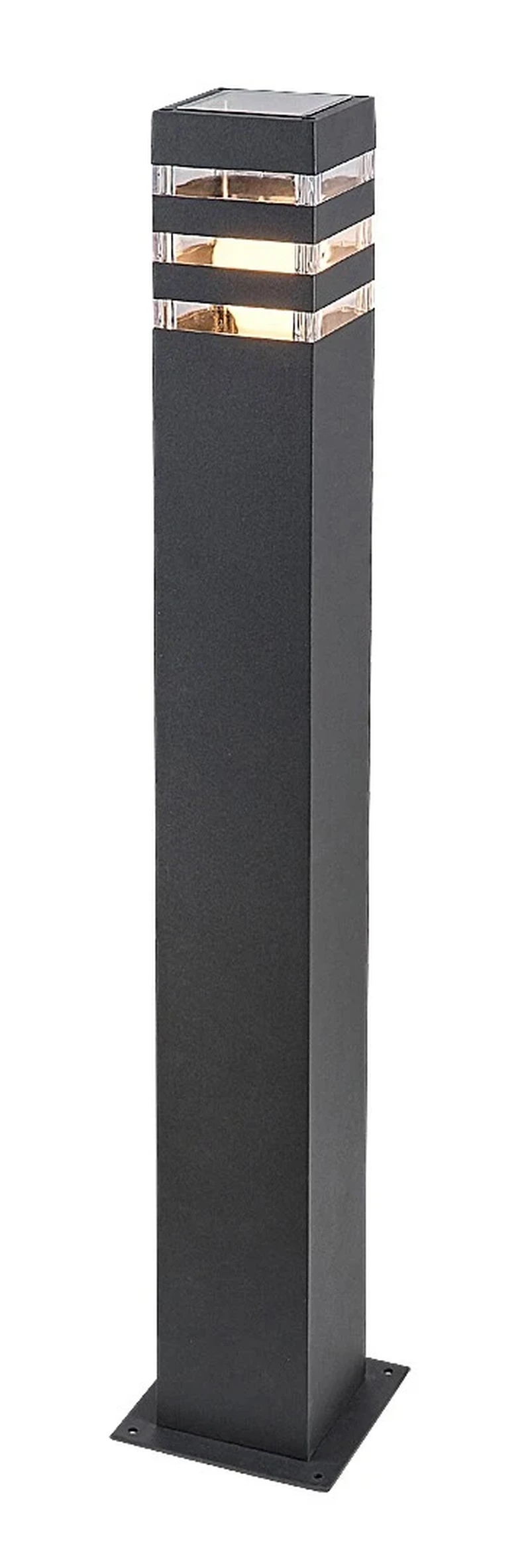 Ankara – modern garden lamp in anthracite, 740mm, 1×E27, IP44