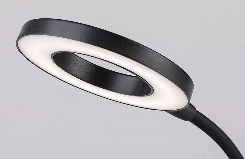 Hardin – LED настолна лампа в черно/бяло, Ø100мм, 5W, 2700-6000K