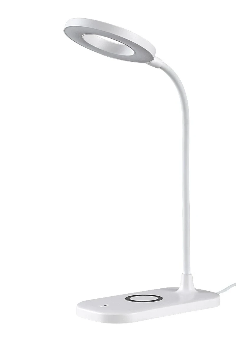 Hardin – LED table lamp in white, Ø100mm, 5W, 2700-6000K, dimmable