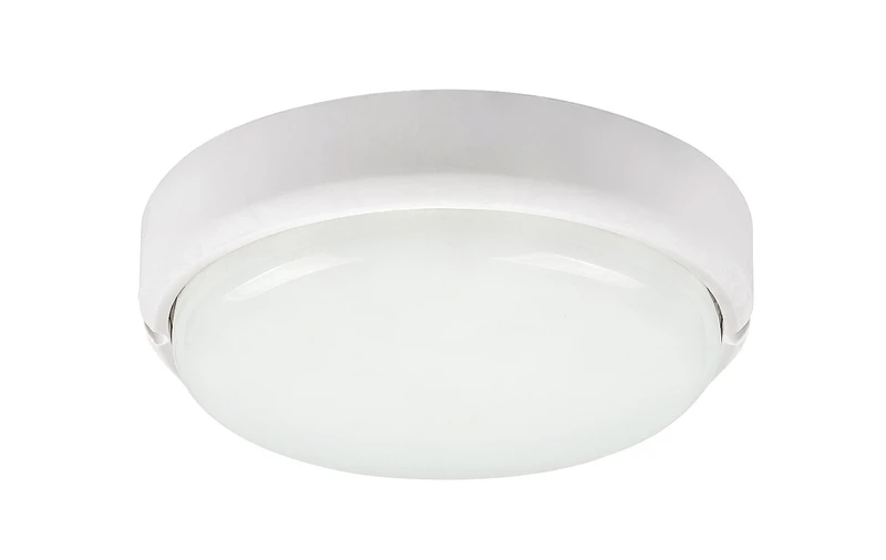 Outdoor Wall Lights Hort – LED outdoor wall/ceiling light in white, Ø190mm, 15W, 4000K, IP54
