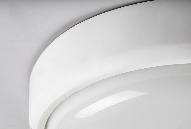 Hort – LED outdoor wall/ceiling light in white, Ø190mm, 15W, 4000K, IP54