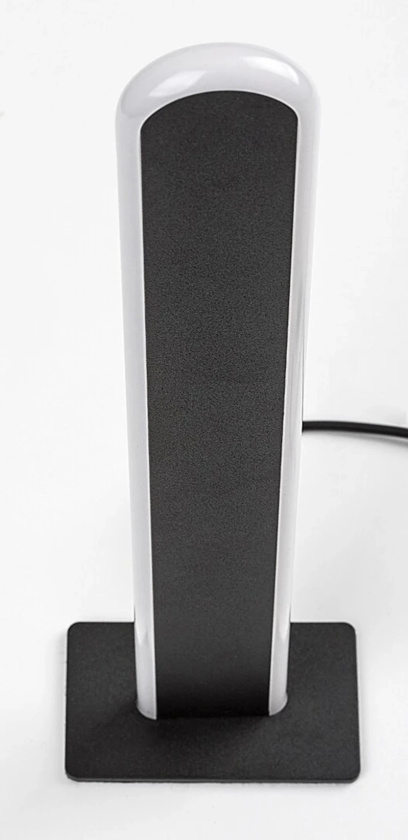 Sindri – LED настолна лампа в черно с бял абажур, 350мм, 15W, 3000-4000K