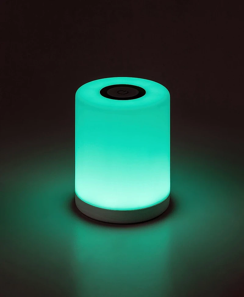 Tipy – LED decorative lamp in white with RGB, Ø90mm, 0.8W, 3000K