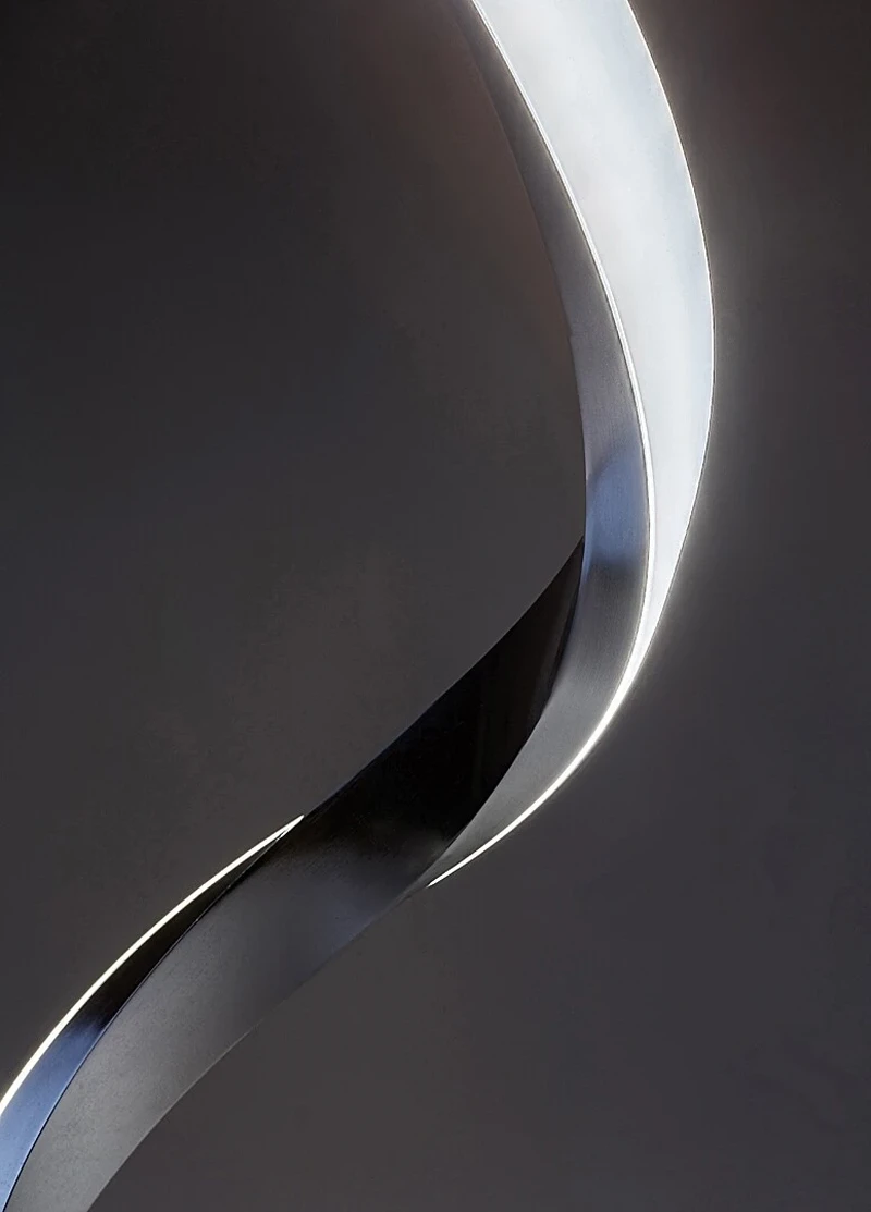 Azula – LED настолна лампа в хром с бял абажур, 175×380мм, 3W, 4000K