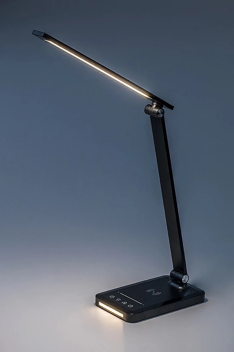Traze – LED table lamp in black/white, 450mm, 5W, 3000-6500K