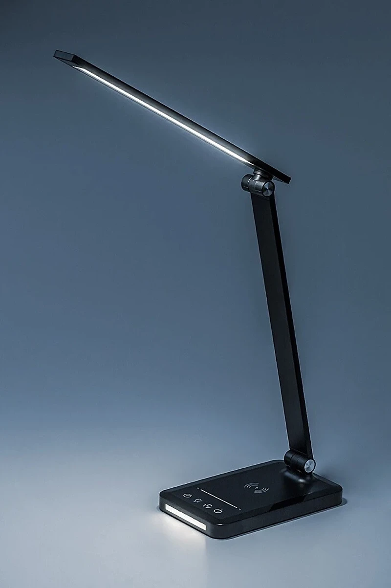 Traze – LED table lamp in black/white, 450mm, 5W, 3000-6500K