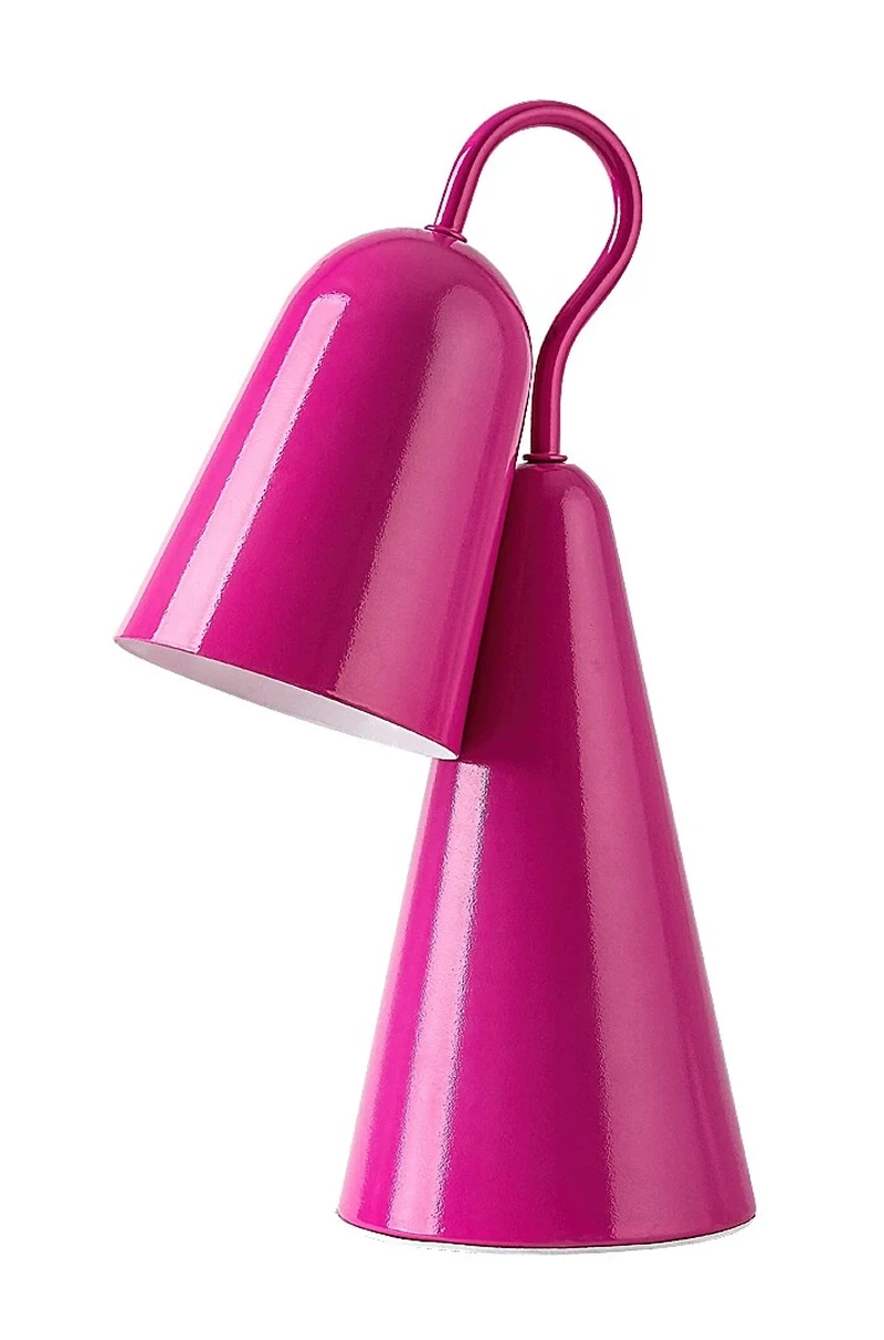 Rabal – table lamp in magenta, Ø110mm, E14, 4000K