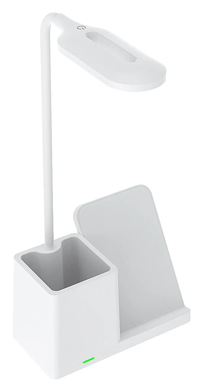 Cerie – LED настолна лампа в бяло с безжично зареждане, 150×305мм, 200lm, 3000-6500K