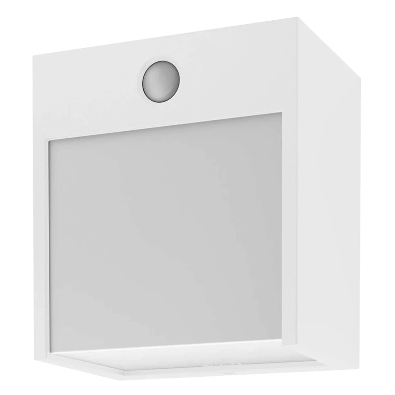 Balimo – LED стенна лампа за външен монтаж в бял мат, 120×130мм, 12W, 4000K, IP44