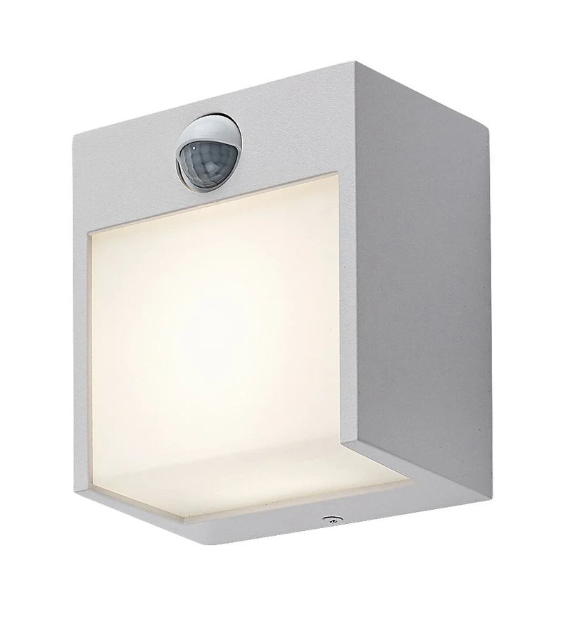Balimo – LED стенна лампа за външен монтаж в бял мат, 120×130мм, 12W, 4000K, IP44