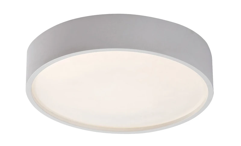 LED плафони Larcia – LED плафон с датчик за движение в бяло, Ø285мм, 19W, 4000K, IP44