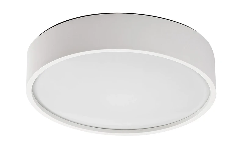Larcia – LED плафон с датчик за движение в бяло, Ø285мм, 19W, 4000K, IP44