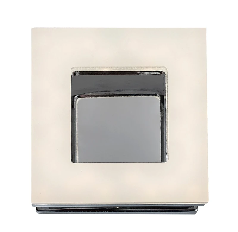 Blas – LED лампа за баня в хром с бял абажур, 90×90мм, 5W, 4000K, IP44