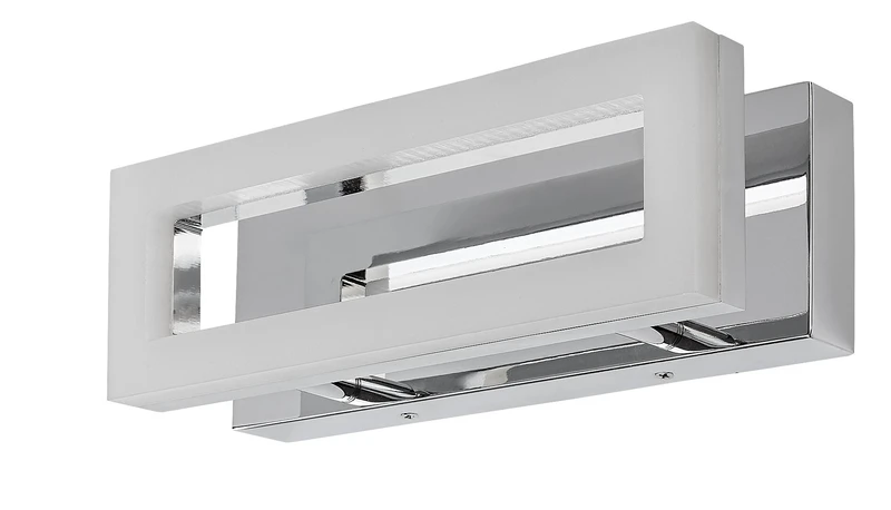 Blas – LED лампа за баня в хром с бял абажур, 270×90мм, 15W, 4000K, IP44