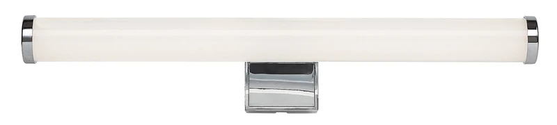 Nour – LED wall light for bathroom in chrome/white, 300mm, 5W, 4000K, IP44