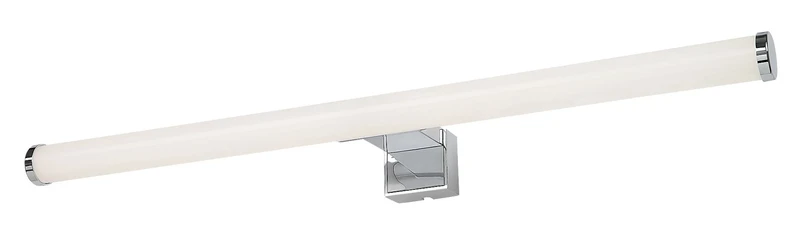 Осветление за баня Nour – LED аплик за баня в хром с бял абажур, 500мм, 9W, 4000K, IP44
