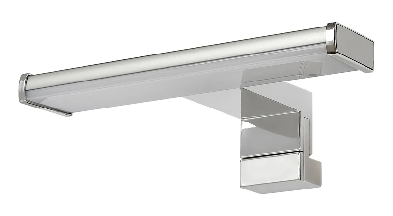Levon – LED аплик за баня в хром с бял абажур, 200×55мм, 4W, 4000K, IP44