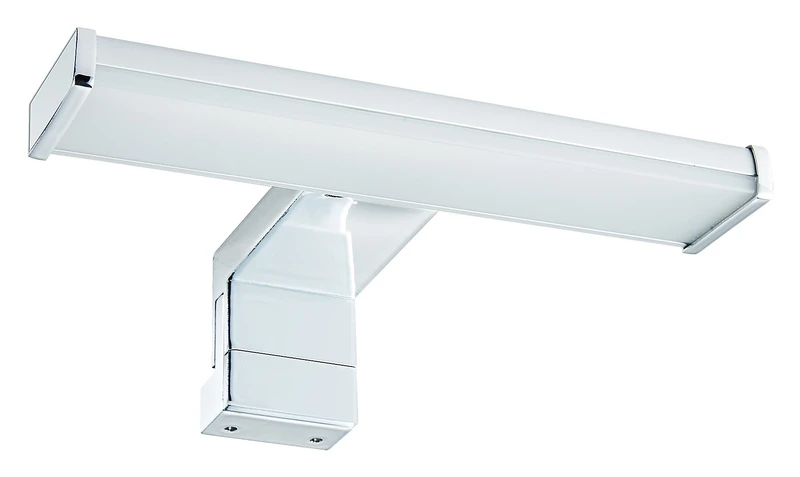 Levon – LED аплик за баня в хром с бял абажур, 200×55мм, 4W, 4000K, IP44