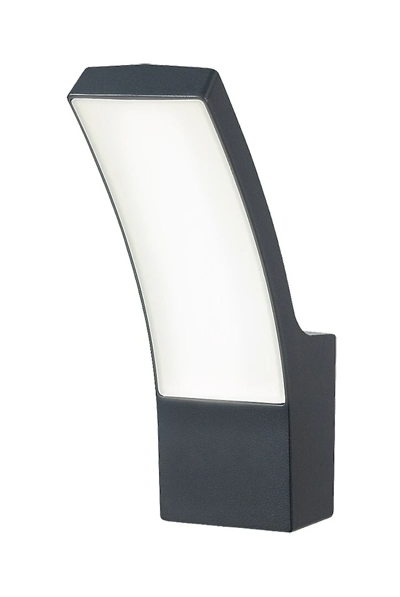 Palanga – LED външен аплик в антрацит с бял дифузьор, 75×240мм, 12W, 3000K